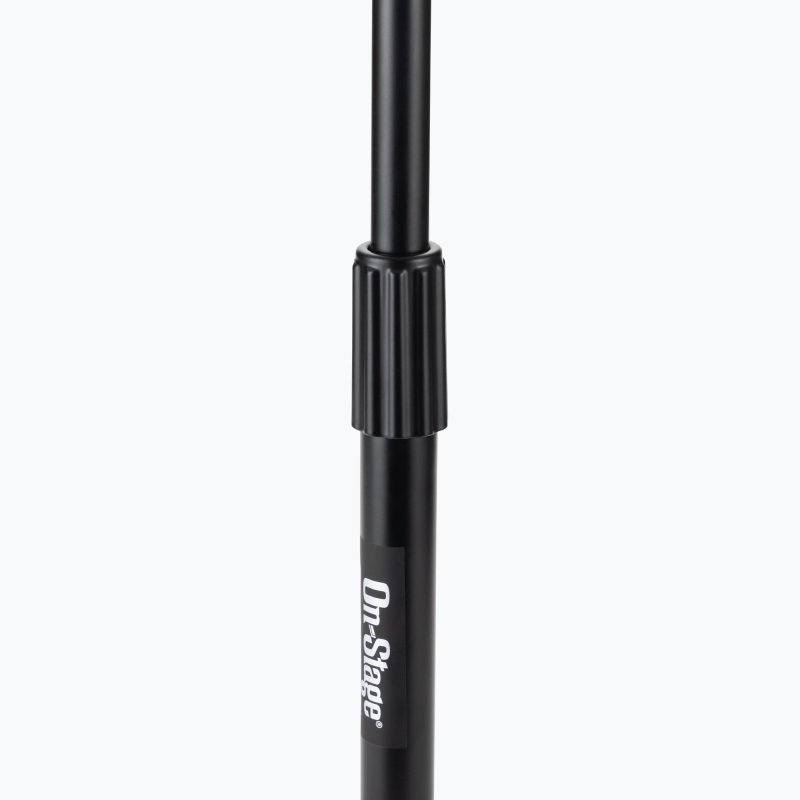 On-Stage MS7311B, Drum/Amp Mic Stand, Height 18"-26.5", 17" Boom, 6.5" Base Spread, Black