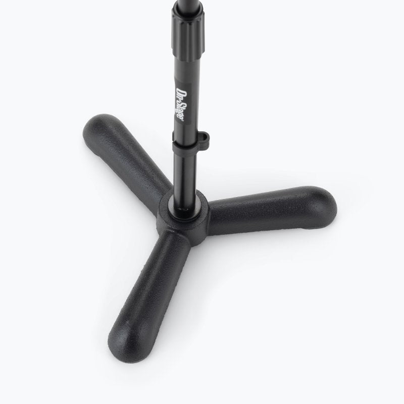 On-Stage MS7311B, Drum/Amp Mic Stand, Height 18"-26.5", 17" Boom, 6.5" Base Spread, Black