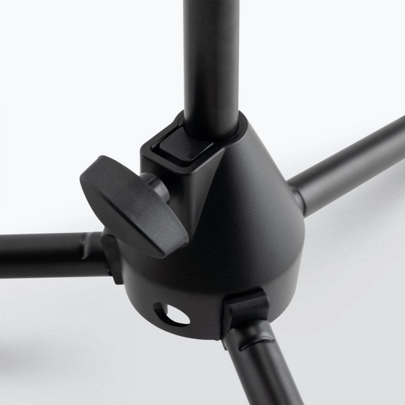On-Stage MS7411B, Drum/Amp Tripod Mic Stand with Boom, Height 17"-27", 19" Boom, 26" Base Spread, Black
