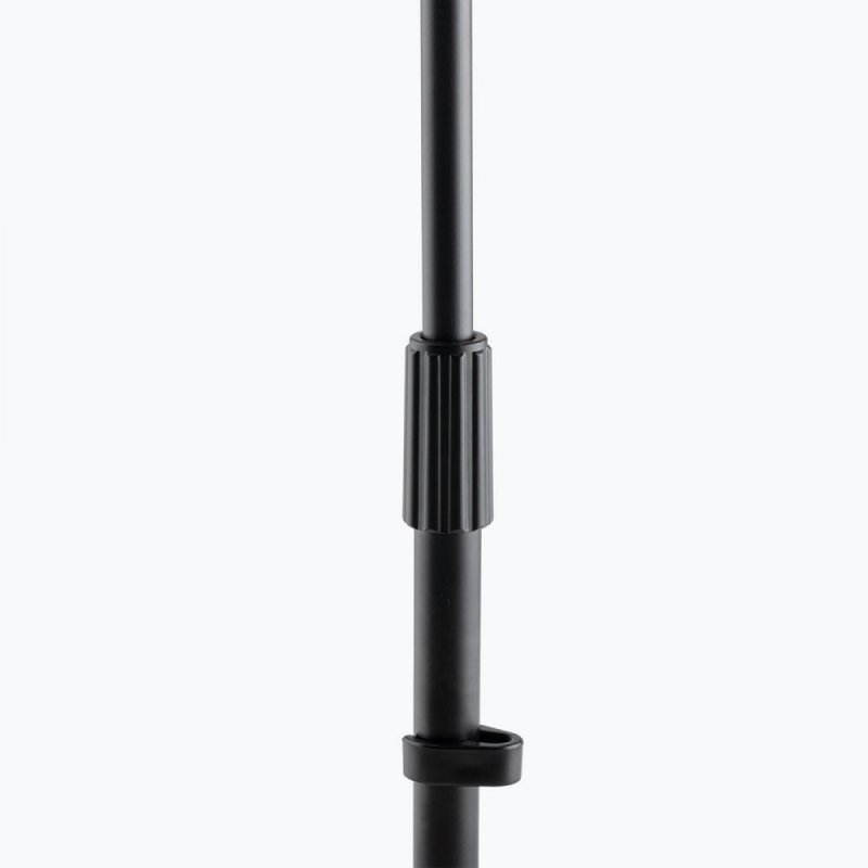 On-Stage MS7411B, Drum/Amp Tripod Mic Stand with Boom, Height 17"-27", 19" Boom, 26" Base Spread, Black
