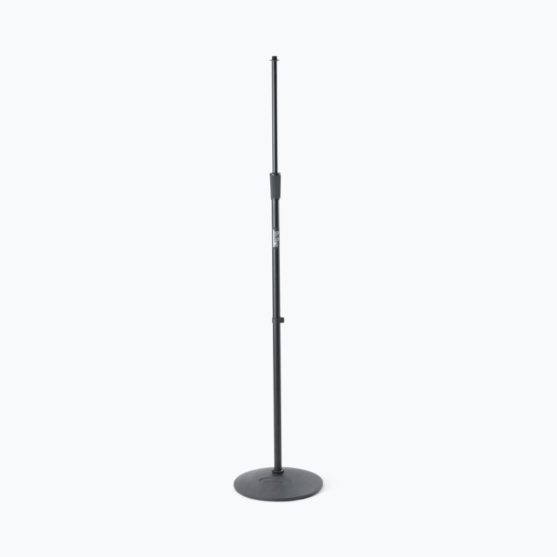 On-Stage MS9210, Production-Grade Mic Stand with 10" Round Base, Height 36"-65", Black