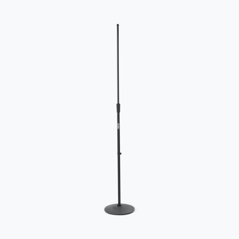 On-Stage MS9210, Production-Grade Mic Stand with 10" Round Base, Height 36"-65", Black