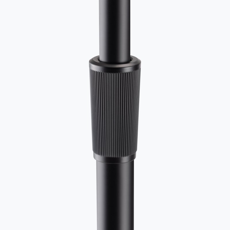 On-Stage MS9212, Production-Grade Mic Stand with 12" Round Base, Height 36"-65", Black