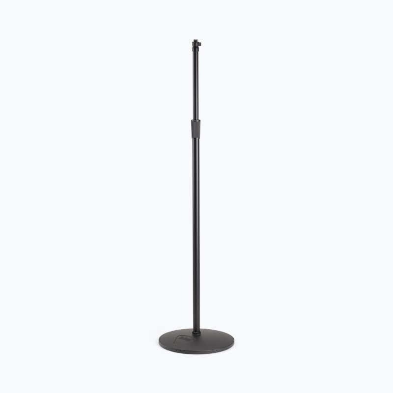 On-Stage MS9212, Production-Grade Mic Stand with 12" Round Base, Height 36"-65", Black