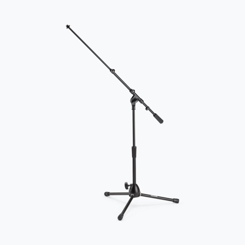 On-Stage MS9411TB, Production-Grade Heavy-Duty Kick Drum Mic Stand, Height 15"-24", 19"-33" Boom, 19" Base Spread, Black
