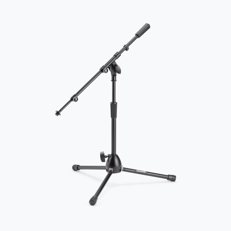 On-Stage MS9411TB, Production-Grade Heavy-Duty Kick Drum Mic Stand, Height 15"-24", 19"-33" Boom, 19" Base Spread, Black