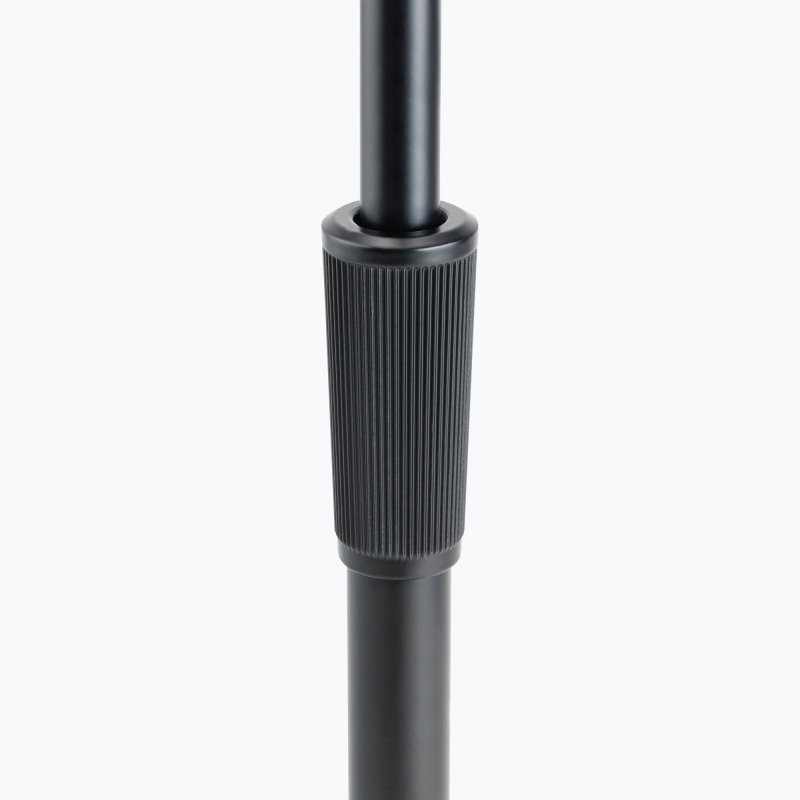 On-Stage MS9417, Drum/Amp Mic Stand with Tele Boom, Height 17"-28.5", 21.5"-36" Boom, Steel and Zinc Construction, 5/8"-27" for Mic Clips or Accessories and M20 at Base Threading, Black