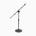 On-Stage MS9417, Drum/Amp Mic Stand with Tele Boom, Height 17"-28.5", 21.5"-36" Boom, Steel and Zinc Construction, 5/8"-27" for Mic Clips or Accessories and M20 at Base Threading, Black