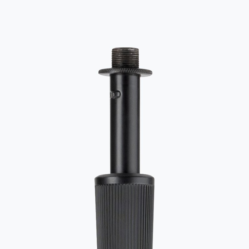 On-Stage MS9700B, Production-Grade Mic Stand with Tripod Base, Height 36"-64", 24" Base Spread, Steel and Zinc Construction, 5/8"-27" Threading, Black
