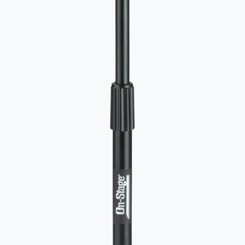 On-Stage MSP7706, Six Euro Boom Mic Stands with Bag, Height 32"-61.5", 30" Boom, 23" Base Spread, Heavy-duty Padded Nylon Material, 5/8"-27" Threading, Black
