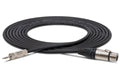 HOSA - Camcorder Microphone Cable, Neutrik XLR3F to Hosa 3.5 mm TRS, 25 ft
