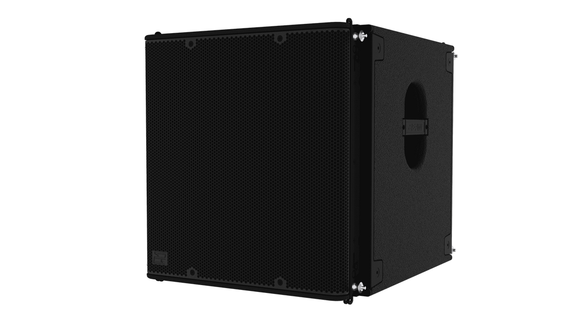 EAW NT116S Black, Powered 16in Subwoofer without rigging, Optional rigging upgrade kit available (2072154-90)
