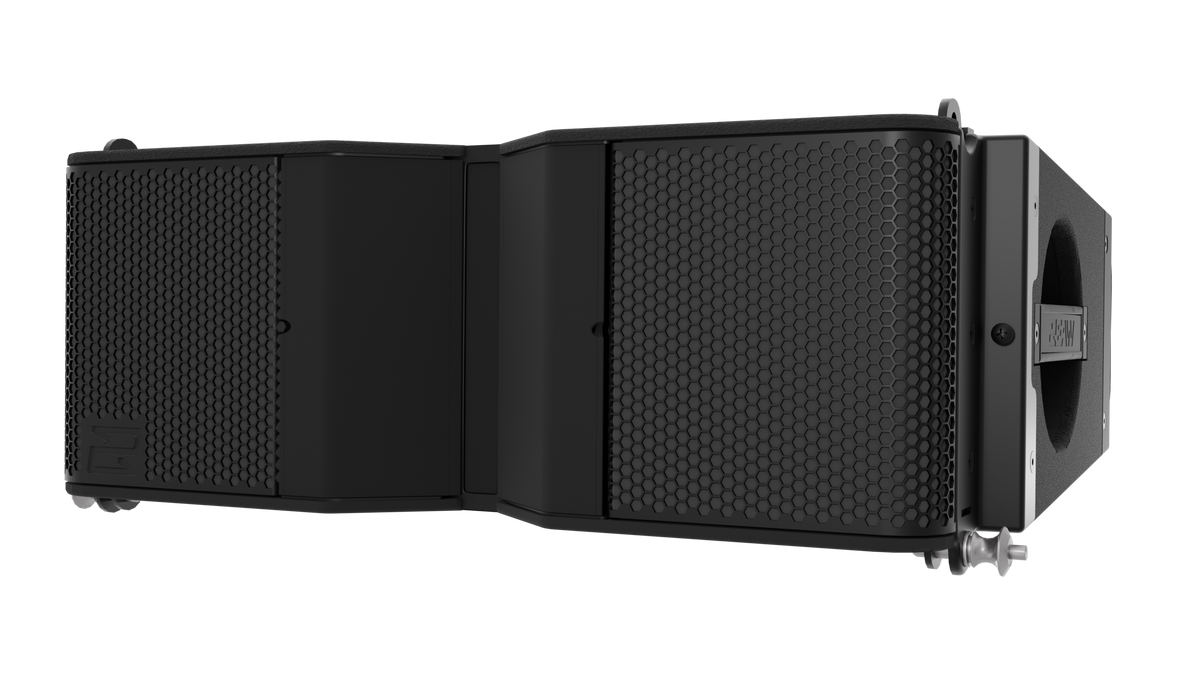 EAW NT206L Black 115V, Powered 6.5in 2-Way Line Array, 2 x 6.5in LF and 1 x 1.75 Voice Coil HF, Horizontal 80,110, Asymmetric 95 Vertical 15