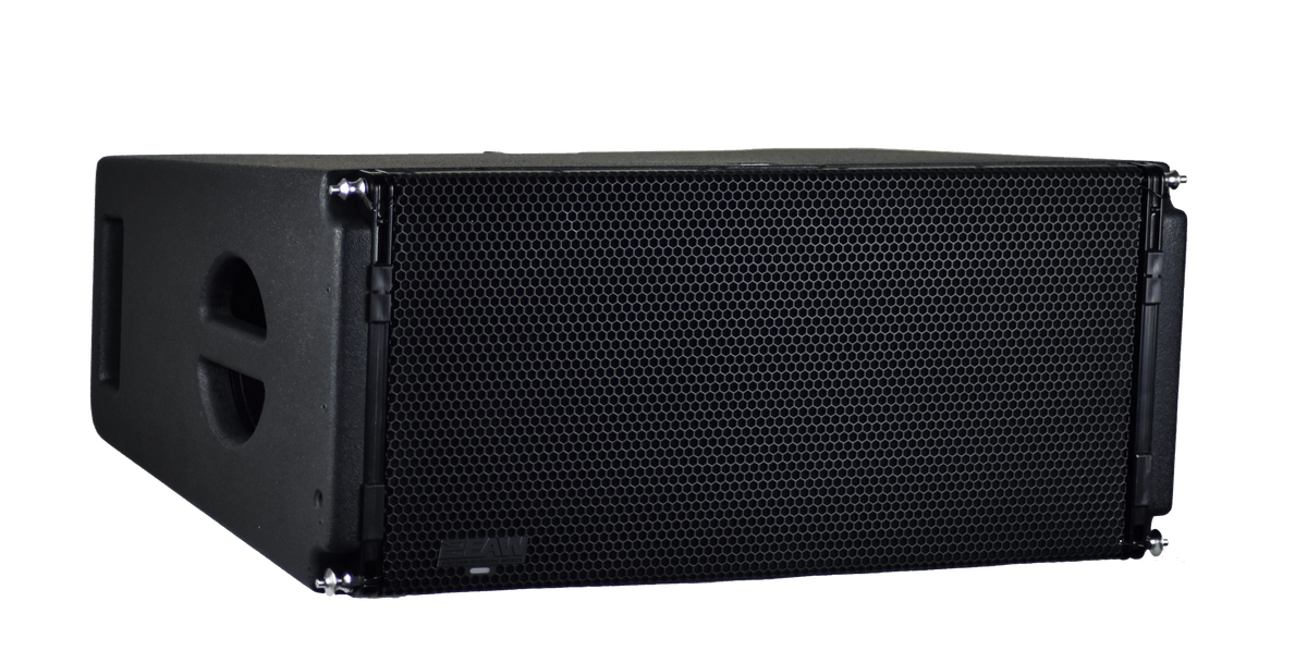EAW NTX210L Black, Powered 10in 2-Way Line Array, 2 x 10in LF and 1 x 1.4in Exit, 3in Voice Coil HF, Horizontal 90 Vertical 12, DANTE