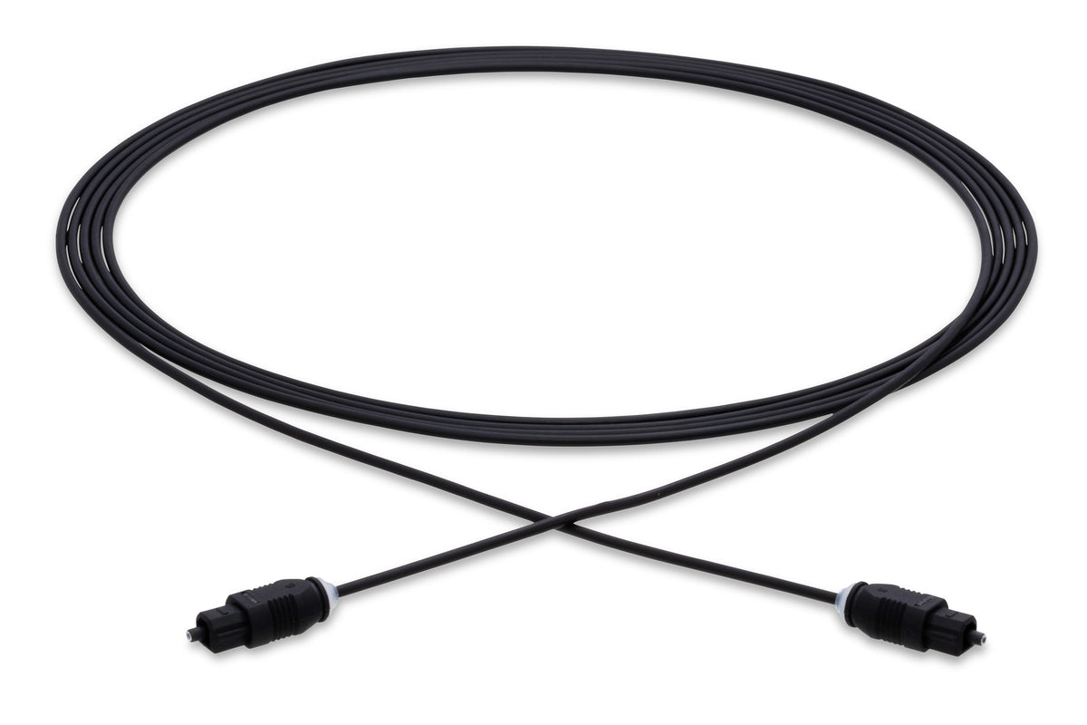 HOSA - Fiber Optic Cable, Toslink to Same, 2 ft