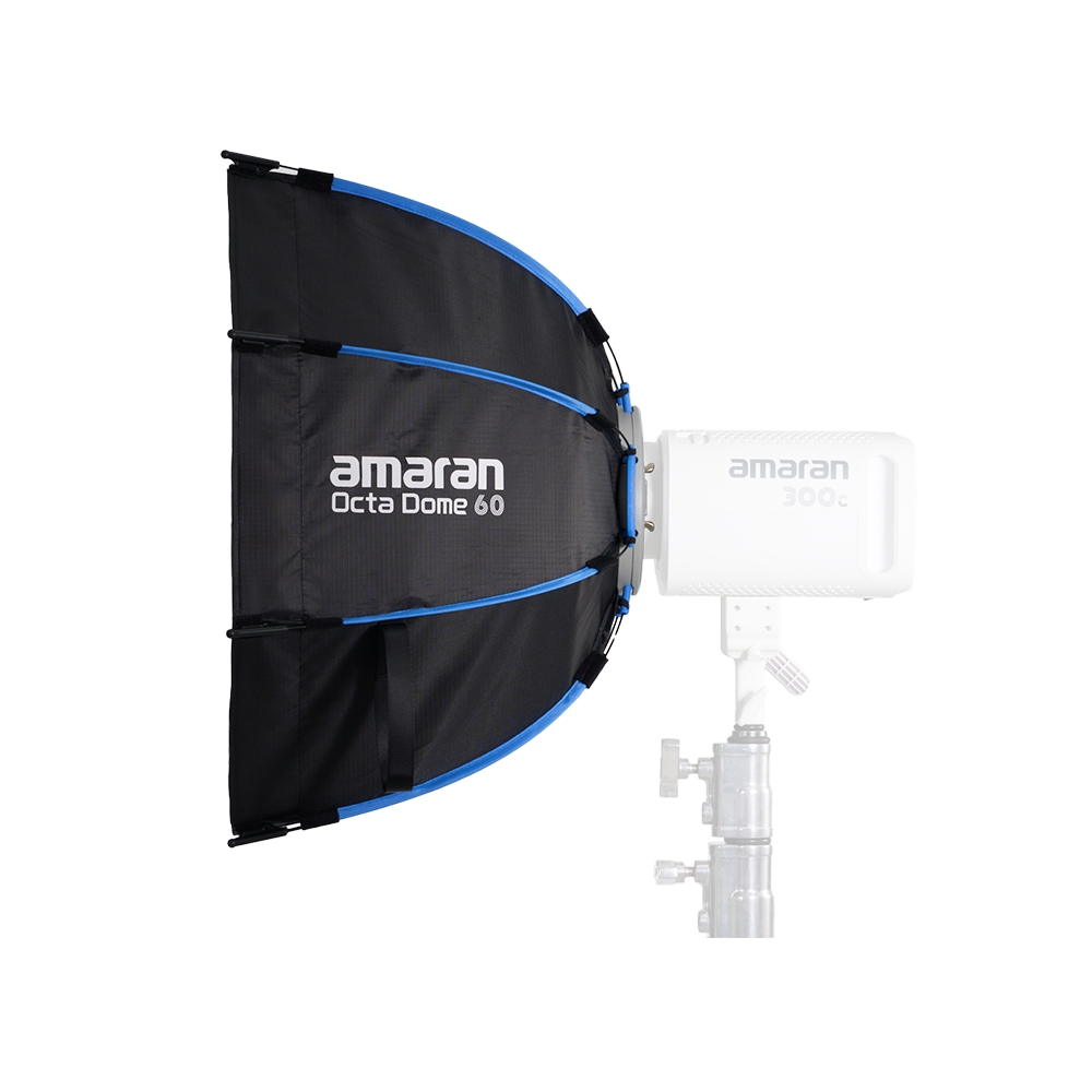 amaran Octa Dome 60, 60cm (2ft) one-snap setup octagonal compact Bowens Mount softbox
