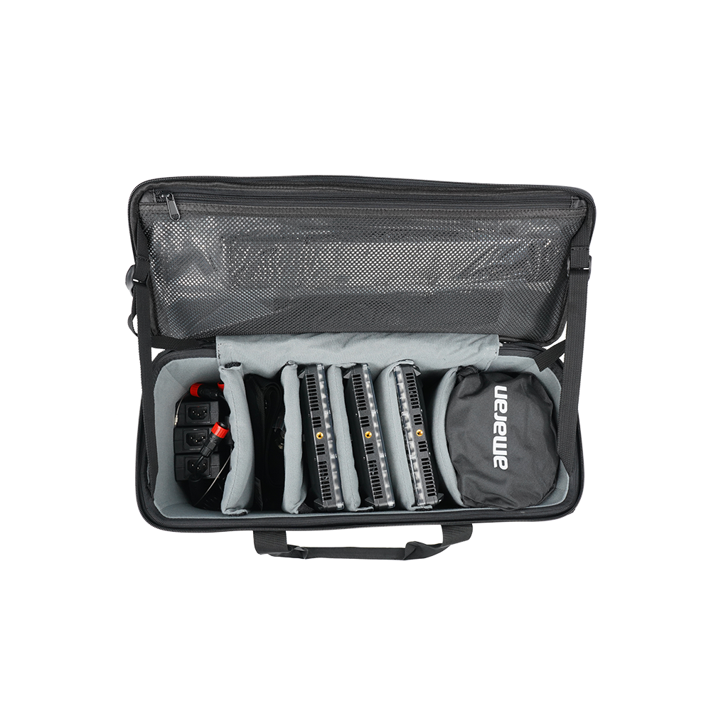 amaran P60C - 3 Light Kit, 60W Full-Color Panel LED Light, 2,500K - 7,500K CCT, CRI 95