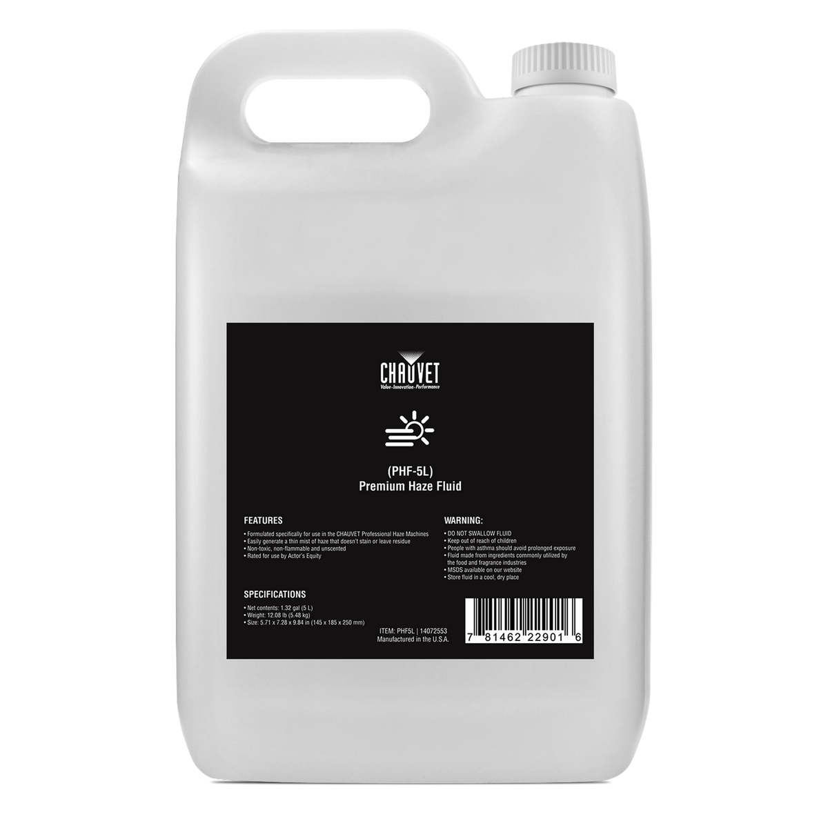 Chauvet Professional Premium Haze Fluid (PHF-5L)
