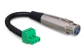 HOSA - Low-voltage Adapter, XLR3F to PHX3F, 6 in