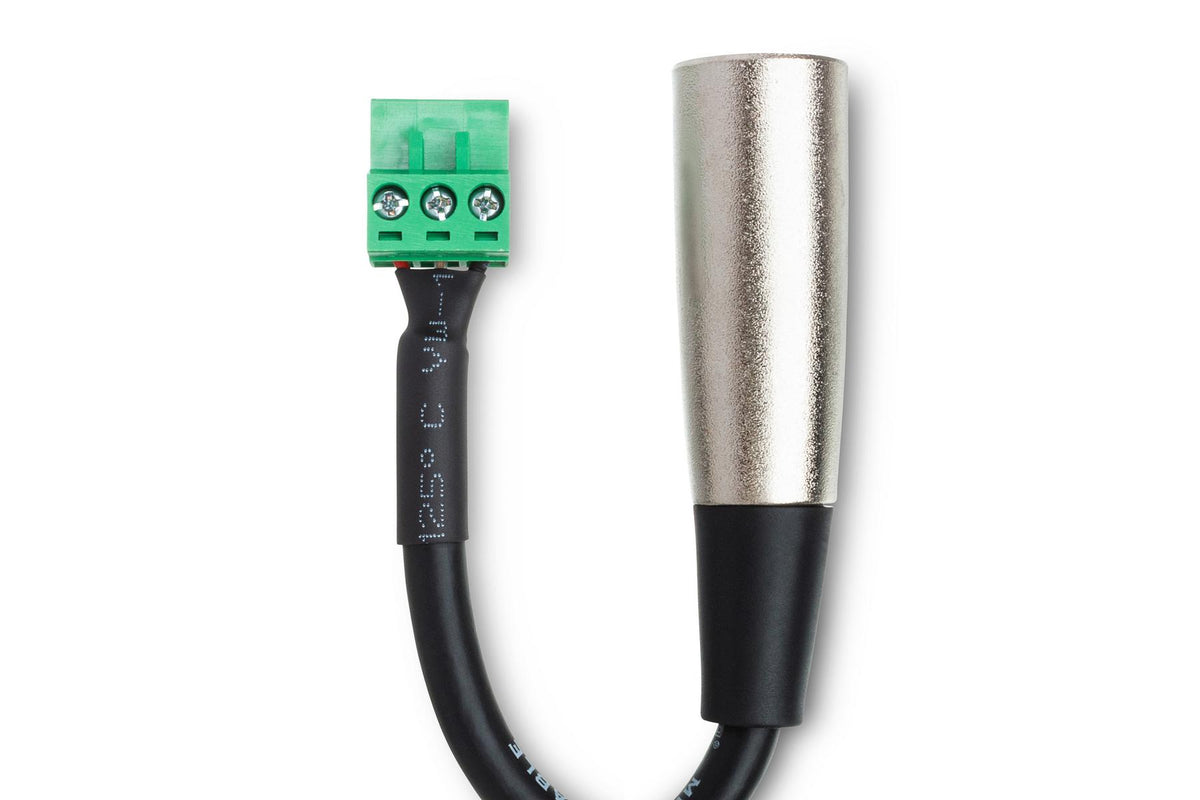 HOSA - Low-voltage Adapter, PHX3F to XLR3M, 6 in