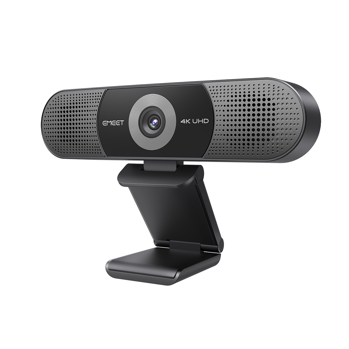 EMEET SmartCam C980 Pro 4K, 3-in-1 4K Webcam with 4 Noise-Reduction Mics and Two 1W Speakers, 60 to 98 Degree Adjustable Field of View, Auto Low-Light Correction and Magnetic Privacy Cover