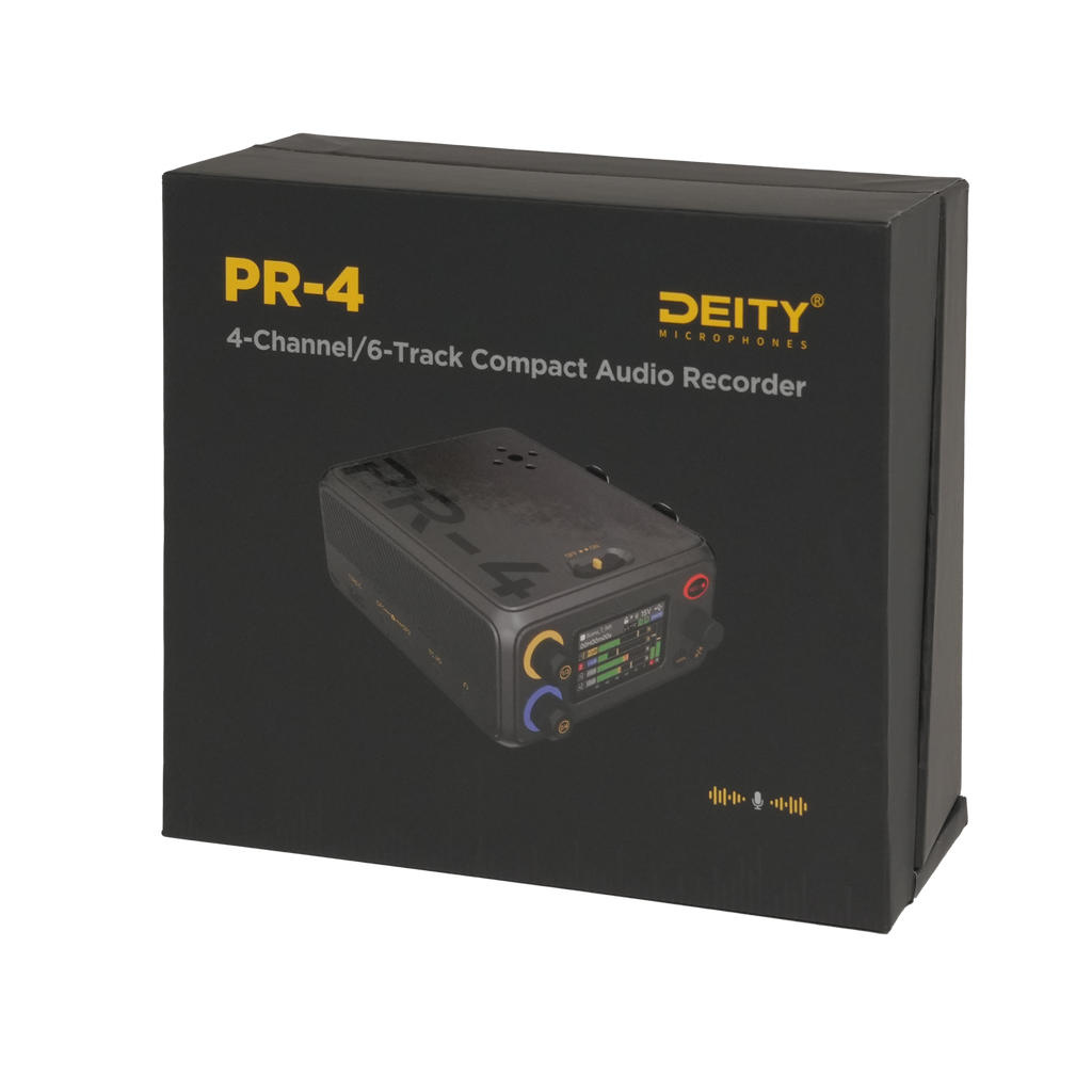 Deity PR-4 32-Bit Float 4-Input Audio Recorder