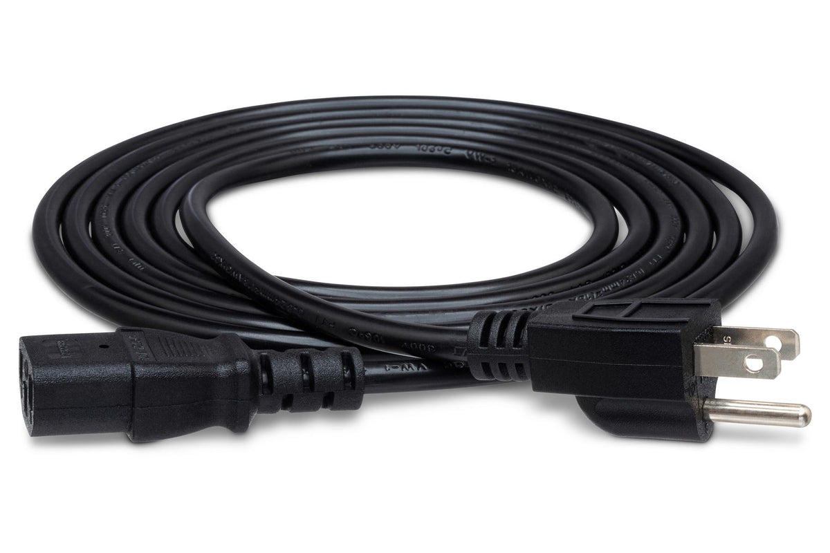 HOSA - Power Cord, IEC C13 to NEMA 5-15P, 50 ft