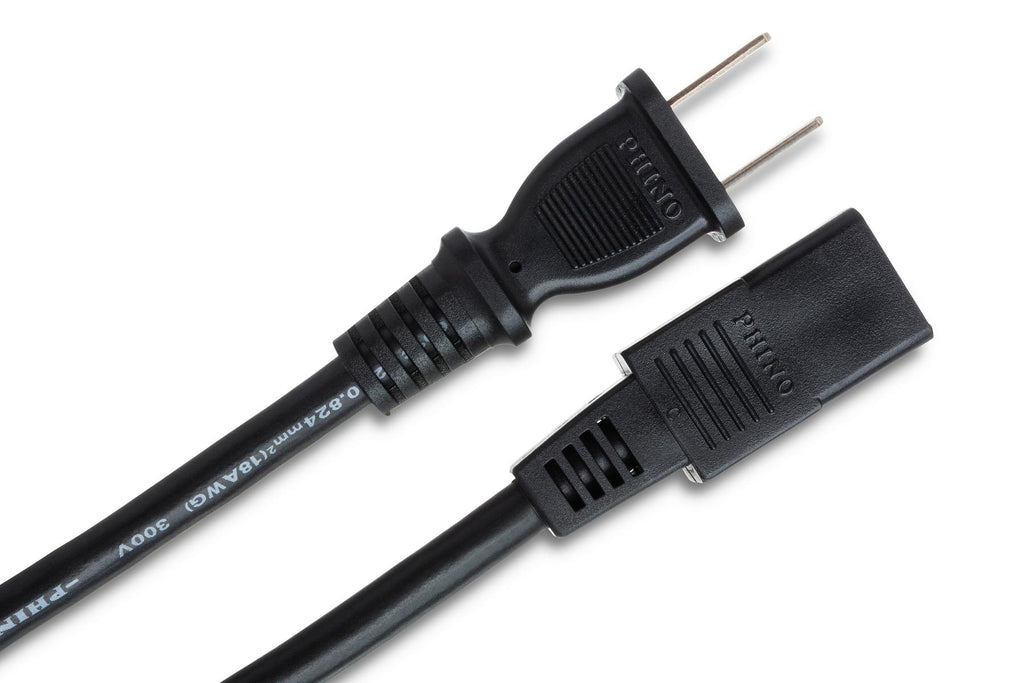 HOSA - Power Cord, IEC C9 to NEMA 1-15P, 8 ft