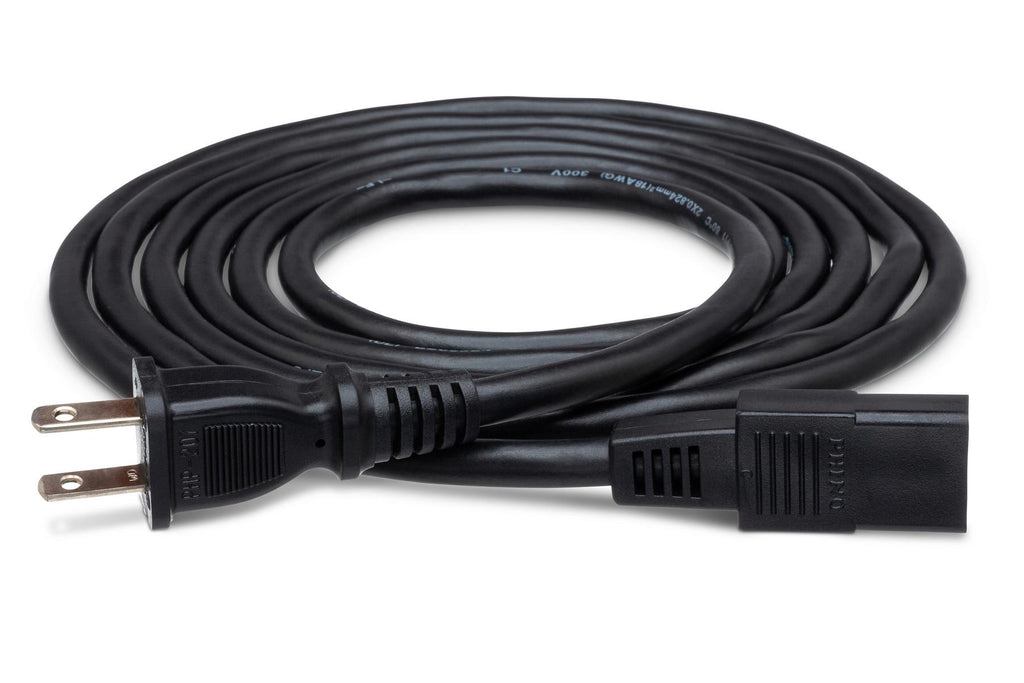 HOSA - Power Cord, IEC C9 to NEMA 1-15P, 8 ft