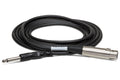 HOSA - Unbalanced Interconnect, XLR3F to 1/4 in TS, 5 ft