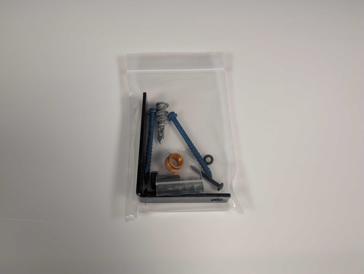 RF Venue Wall Mount Kit Black WMK-BLACK, Wall Mount Kit for Diversity Fin IPX Antenna, Black