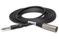HOSA - Unbalanced Interconnect, 1/4 in TS to XLR3M, 3 ft
