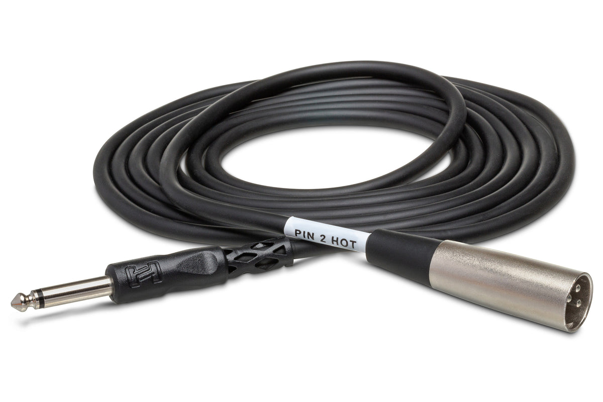 HOSA - Unbalanced Interconnect, 1/4 in TS to XLR3M, 20 ft