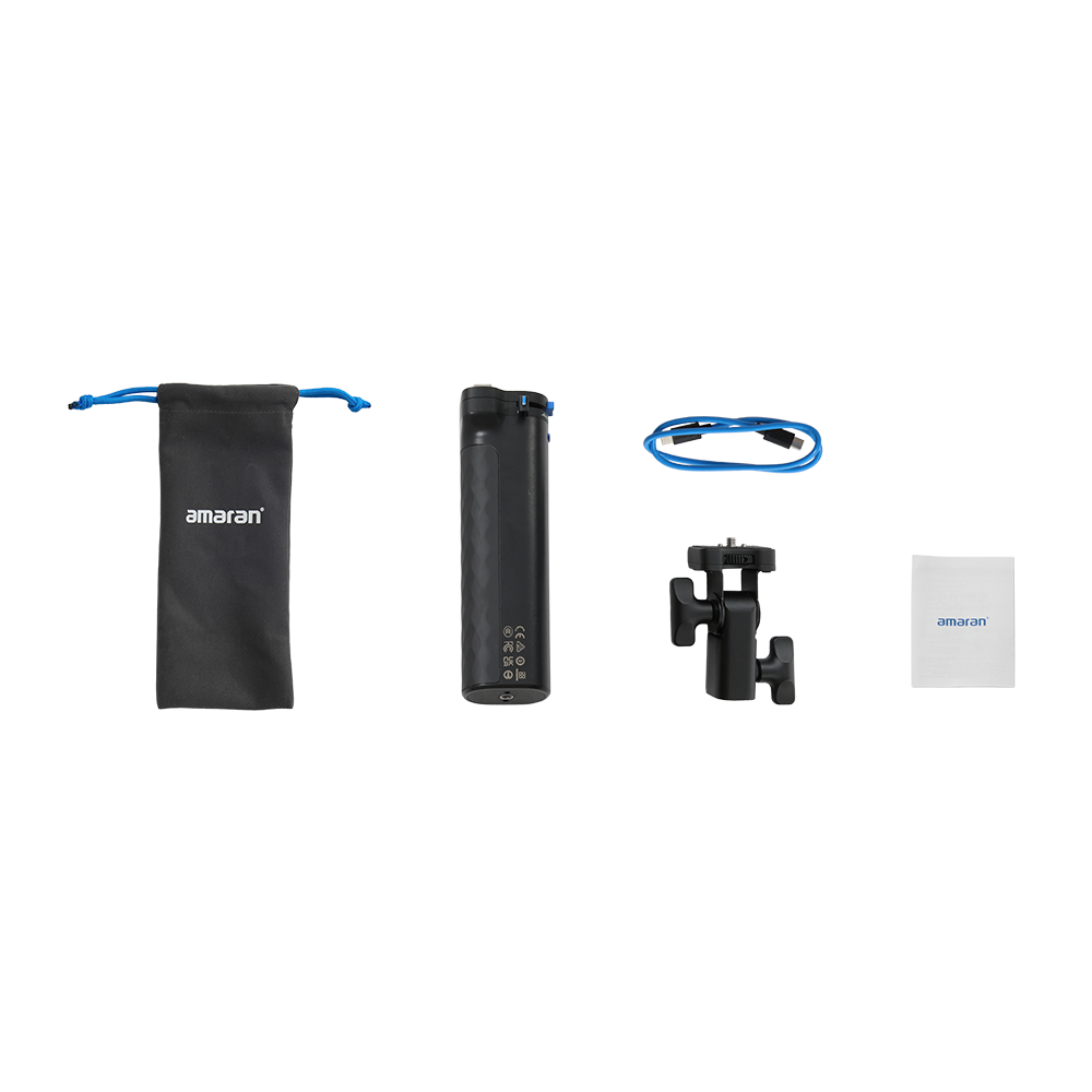 amaran Peak 75, 66.6Wh all-in-one portable grip mobile power solution with native amaran Ace E-Lock