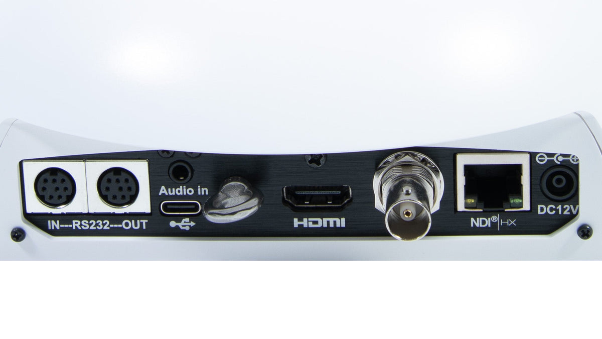 AIDA PTZ-NDI3-X20B, Broadcast/Conference NDI®|HX3 120fps FHD NDI/IP/SRT/SDI/HDMI PTZ Camera 20X Zoom Auto-Tracking Black