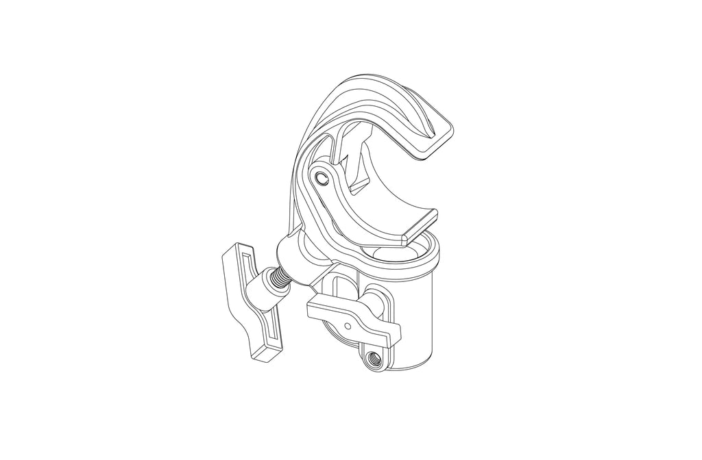 JBL RC100, Rotating Clamp