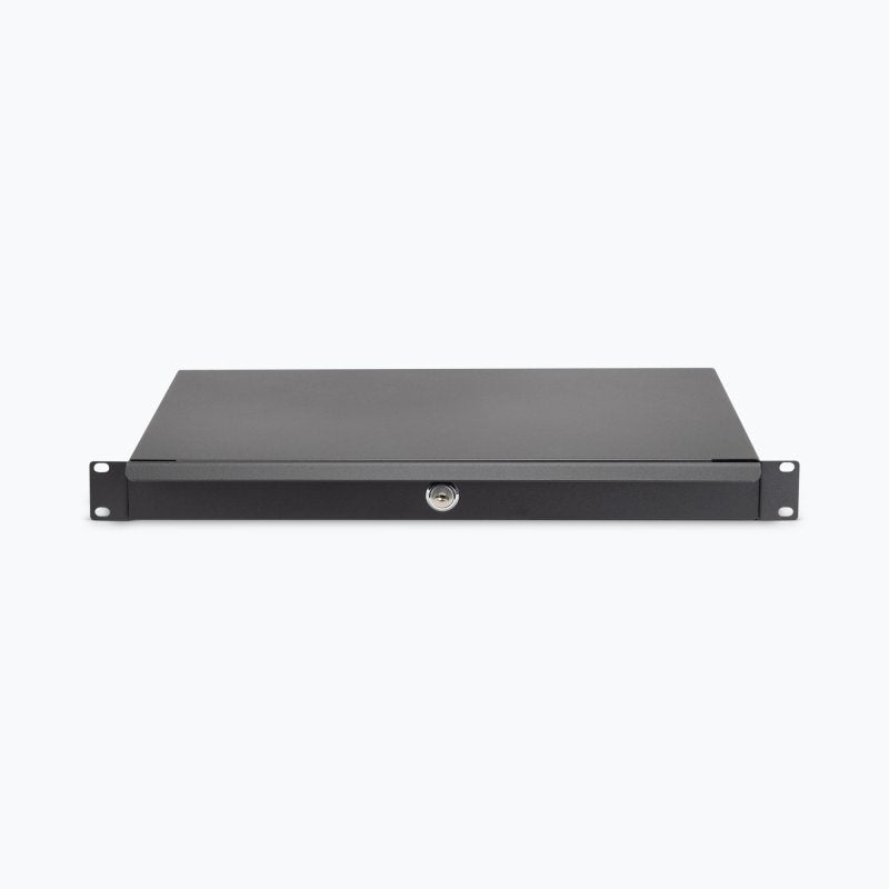 On-Stage RDL1000, 1U Locking Rack Drawer, Steel Material, Black, 1U