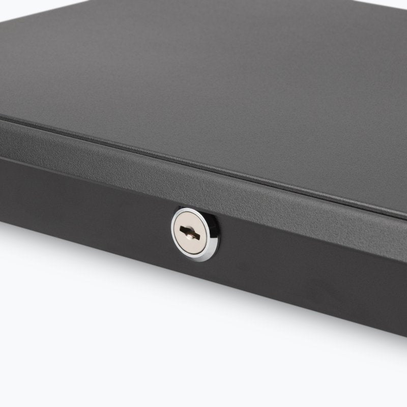 On-Stage RDL1000, 1U Locking Rack Drawer, Steel Material, Black, 1U