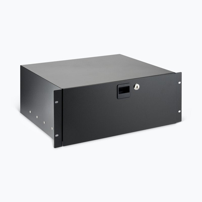 On-Stage RDL4000, 4U Locking Rack Drawer, Steel Material, Black, 4U
