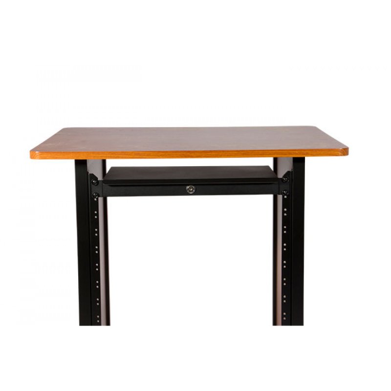 On-Stage RDLS1000, 1U Locking Rack Drawer (Shallow), Steel Material, Black, 1U (Shallow)