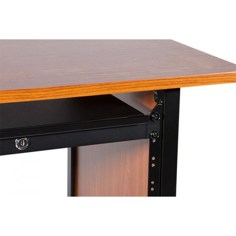 On-Stage RDLS1000, 1U Locking Rack Drawer (Shallow), Steel Material, Black, 1U (Shallow)