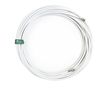 RF Venue RG8X 150 ft White WRG8X150, 150 Foot Low Loss RG8X Coaxial Antenna Cable, BNC Male, White Jacket