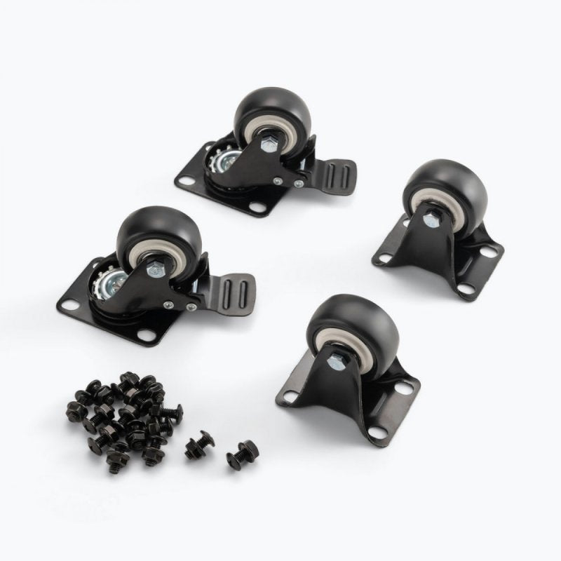 On-Stage RKD1000C, Casters for RKD Series Racks, Steel/Plastic Construction