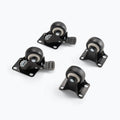 On-Stage RKD1000C, Casters for RKD Series Racks, Steel/Plastic Construction