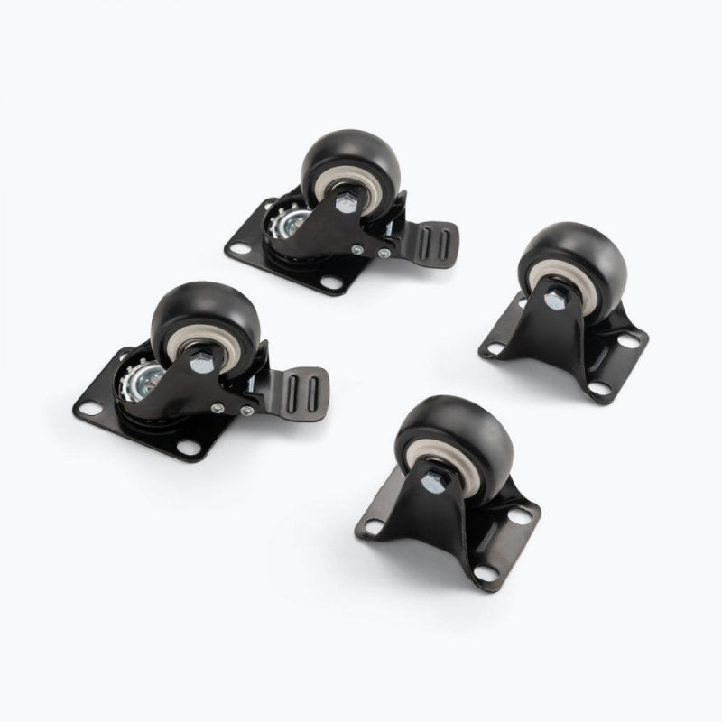 On-Stage RKD1000C, Casters for RKD Series Racks, Steel/Plastic Construction