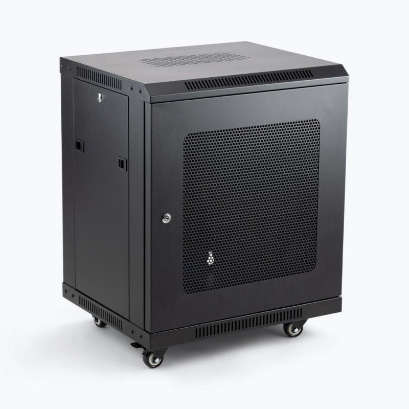 On-Stage RKD1200, 12U Wall-Mount Knock-Down Rack, Height 24.41", 21.65" Length, Steel Construction