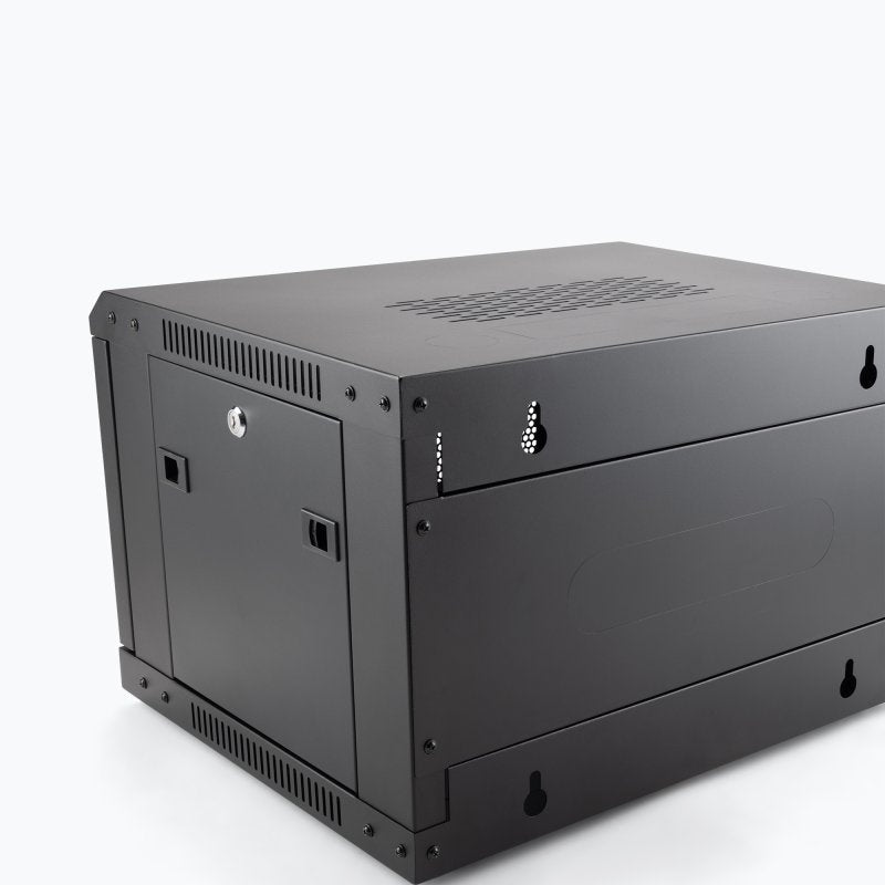 On-Stage RKD6000, 6U Wall-Mount Knock-Down Rack, Height 14.57", 21.65" Length, Steel Construction