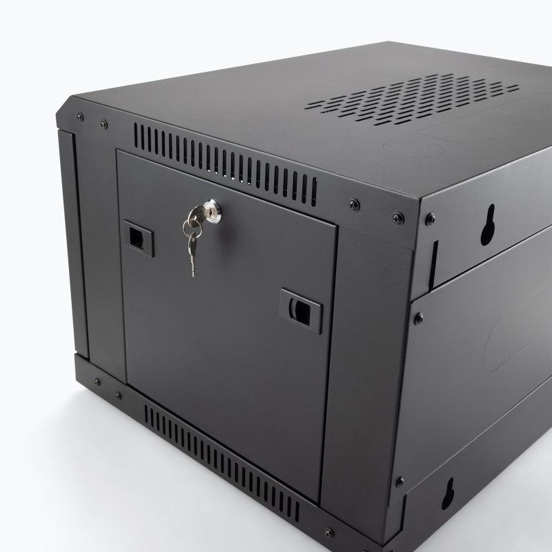 On-Stage RKD6000, 6U Wall-Mount Knock-Down Rack, Height 14.57", 21.65" Length, Steel Construction
