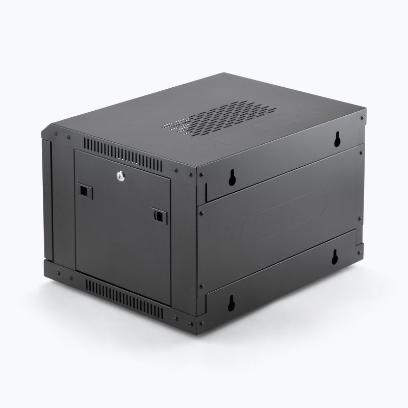 On-Stage RKD6000, 6U Wall-Mount Knock-Down Rack, Height 14.57", 21.65" Length, Steel Construction