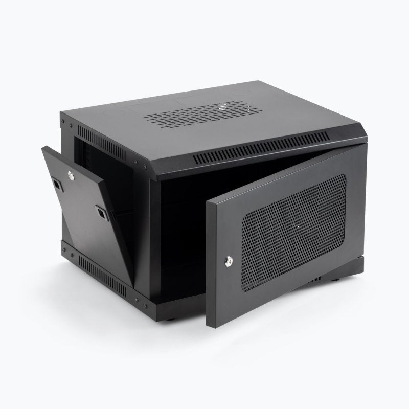 On-Stage RKD6000, 6U Wall-Mount Knock-Down Rack, Height 14.57", 21.65" Length, Steel Construction